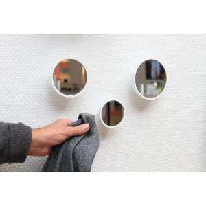 Philippi MIRROR Garderobenhaken – Ø 8 Cm – Weiß 6