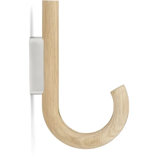 Gejst Design Gejst Hook Garderobenhaken – 2×12,8×19 Cm – Oak/chrome 1