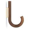 Gejst Design Gejst Hook Garderobenhaken – 2×12,8×19 Cm – Walnut/brass 5