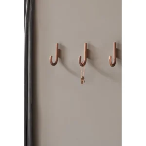 Gejst Design Gejst Hook Garderobenhaken – 2×12,8×19 Cm – Walnut/brass 12