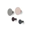 Blomus PONTO Wandhaken 4er-Set – 2 St. à ø 8,5 X T 4,5 Cm + 2 St. à ø 5,0 X T 4,5 Cm – Rose Dust, Elephant, Wine & Gunmetal 7