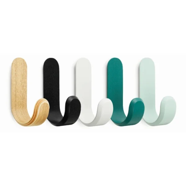 Normann Copenhagen Curve Wandhaken – 17,7x 5,3 X 10 Cm – Ash 5