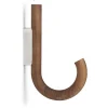 Gejst Design Gejst Hook Garderobenhaken – 2×12,8×19 Cm – Walnut/chrome 14