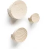 Born In Sweden Play Wandhaken 3er Set – Klein: Ø 6 Cm X 4 Cm, Mittel: Ø 9 Cm X 4 Cm, Groß: Ø 11 Cm X 4 Cm – Natur 19