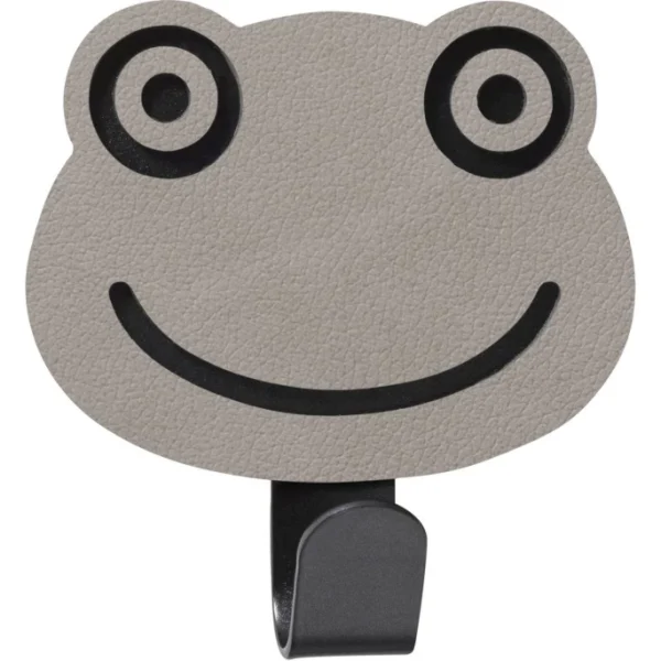 Lind DNA FROG Nupo KIDS HOOKS Wandhaken – 4er-Set – 4er-Set: 7,5×5,8 Cm – Light Grey 1