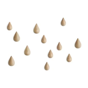 Normann Copenhagen Dropit Haken-Set S – 2er-Set – 7,7 X 5,0 X 8,0 Cm – Nature 11