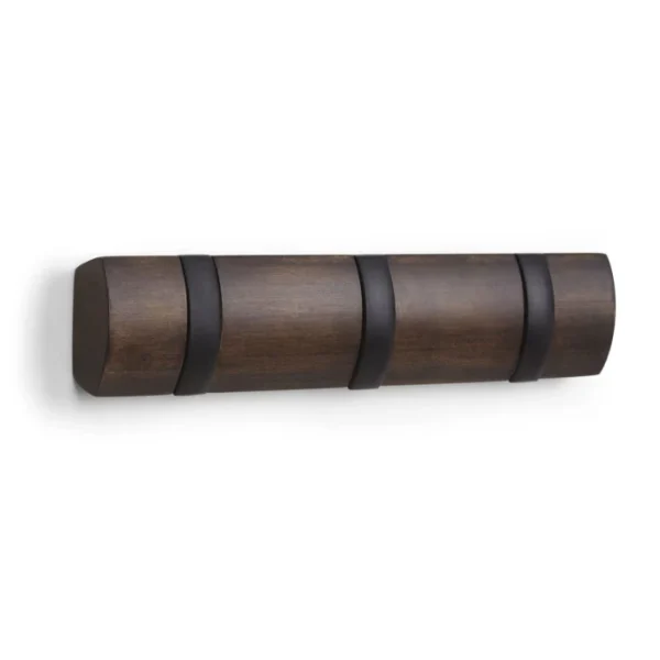 Umbra Flip Garderobenhaken M – 30x4x7 Cm – Black/Walnut 1