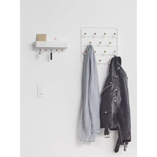 Umbra Estique Türgarderobe – 36x6x36 Cm – White 8