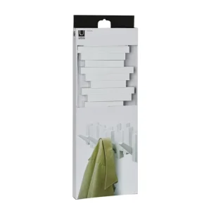 Umbra Stäbchen Garderobenhaken – 49×18 Cm – Tiefe 3 Cm – White 11