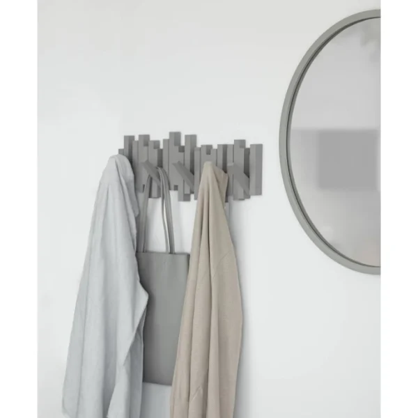 Umbra Stäbchen Wandgarderobe – 46 X 3 X 18 Cm – Grey 6