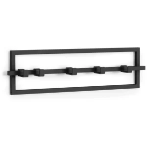 Umbra Cubiko Wandgarderobe 5 Haken – 53x6x15 Cm – Black 12