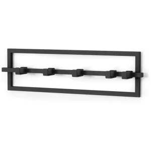 Umbra Cubiko Wandgarderobe 5 Haken – 53x6x15 Cm – Black 14