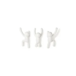 Umbra Buddy Haken 3er-Set – 25x19x8 Cm – White 11