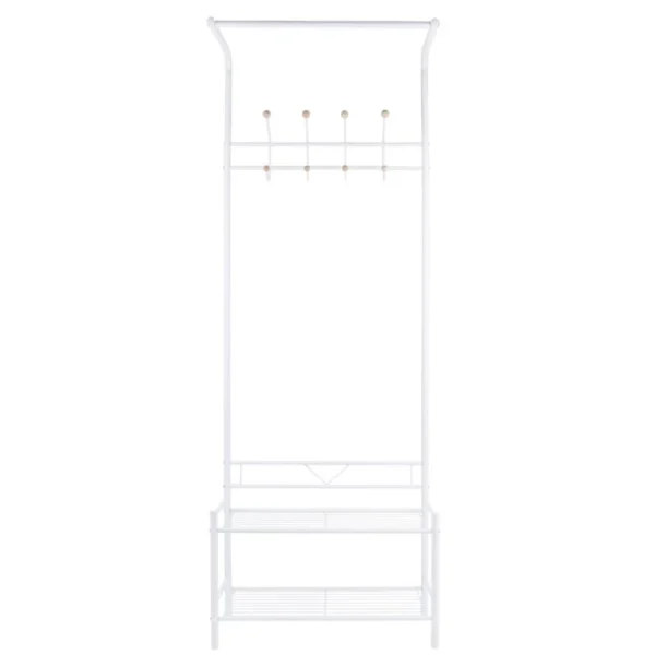 Leitmotiv Saturnus Garderobe – 64 X 30 X 177 Cm – White 1