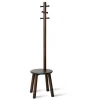 Umbra Pillar Garderobenständer Mit Hocker – ø 50 Cm – Höhe 165 Cm – Black/walnut 20